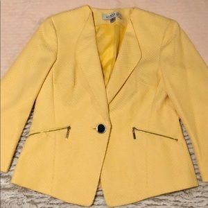 Super cute and trendy yellow blazer